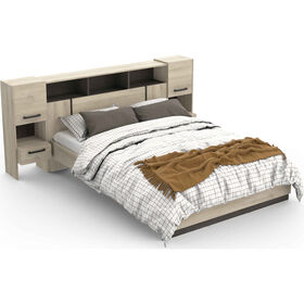 Móvel Cabeceira de Cama 240x95x36cm Carvalho Watson