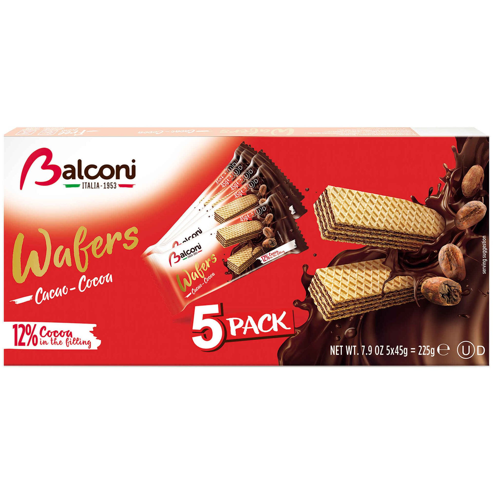 Bolachas Wafers com Recheio Chocolate Pack