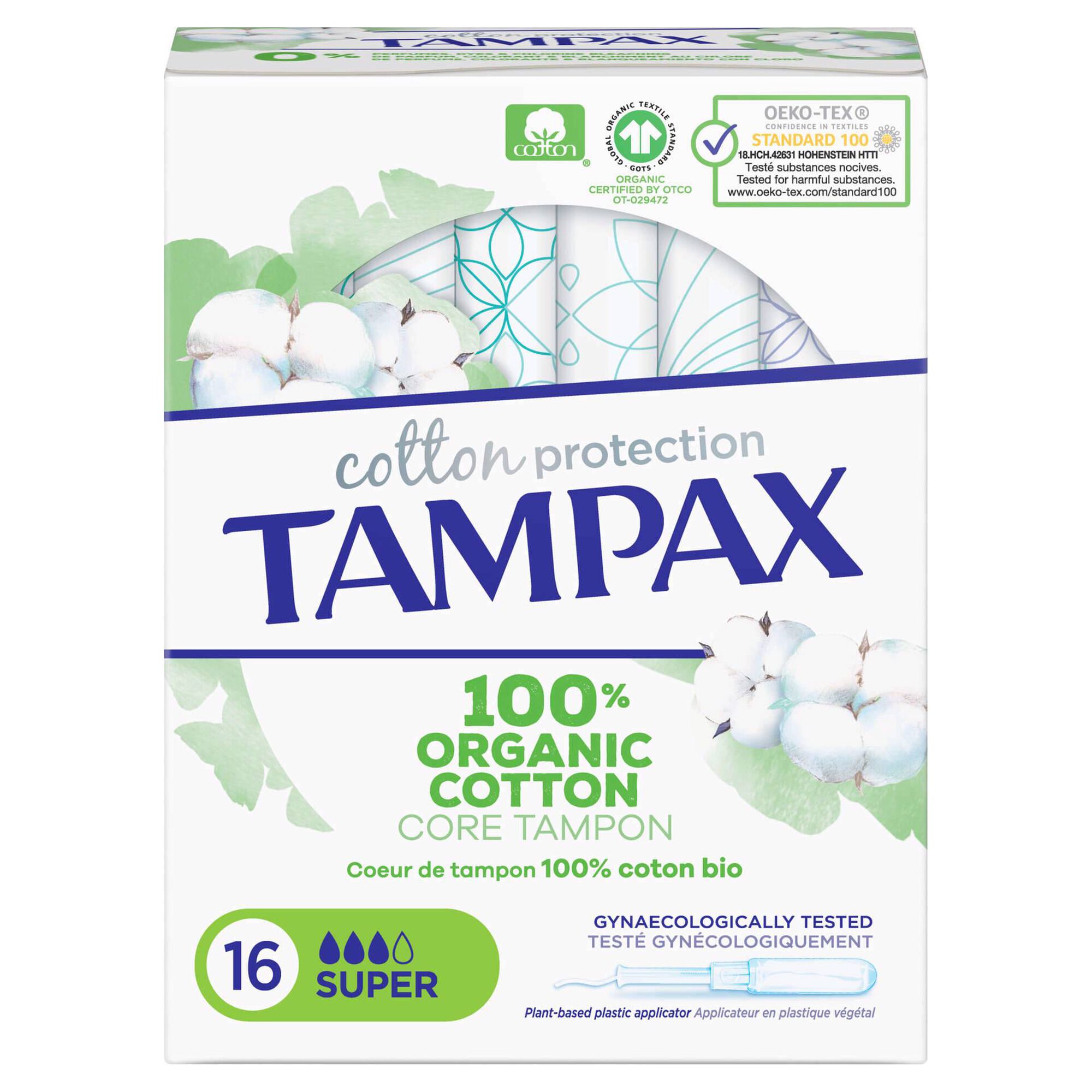 Tampão com Aplicador Cotton Protection Super - Tampax | Continente Online