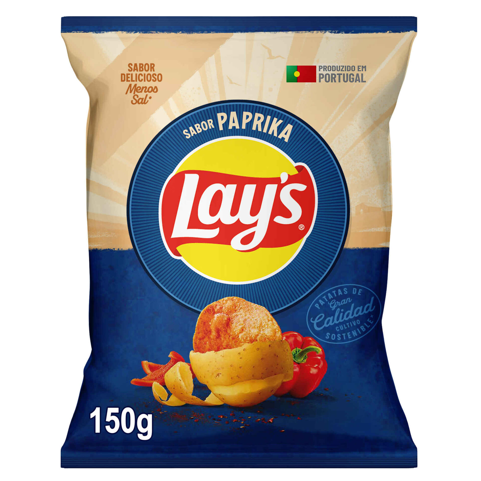 Batata Frita Lisa Sabor Paprika