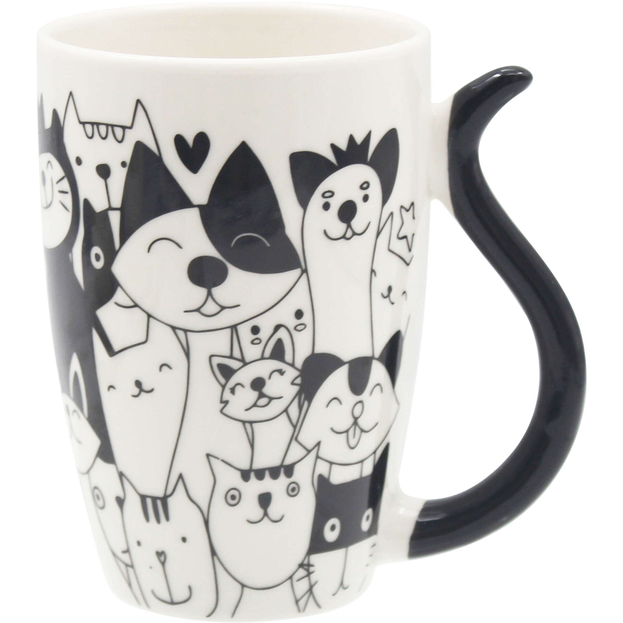 Caneca 380ml Gatos Cauda