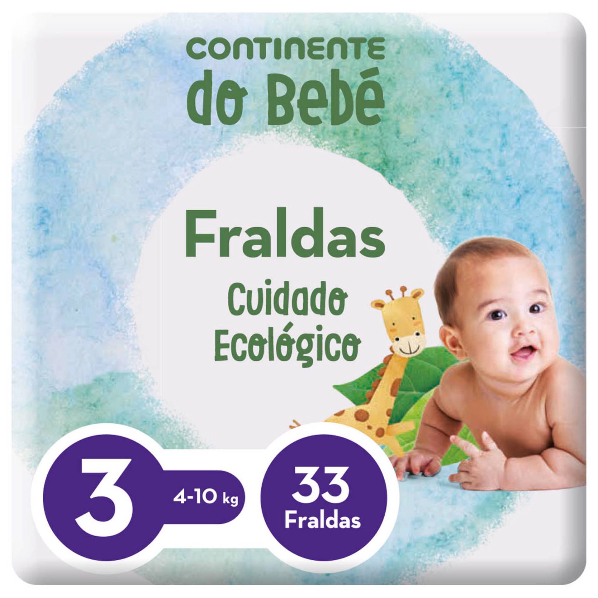 Fraldas Eco & Pure T3 Baby Wells