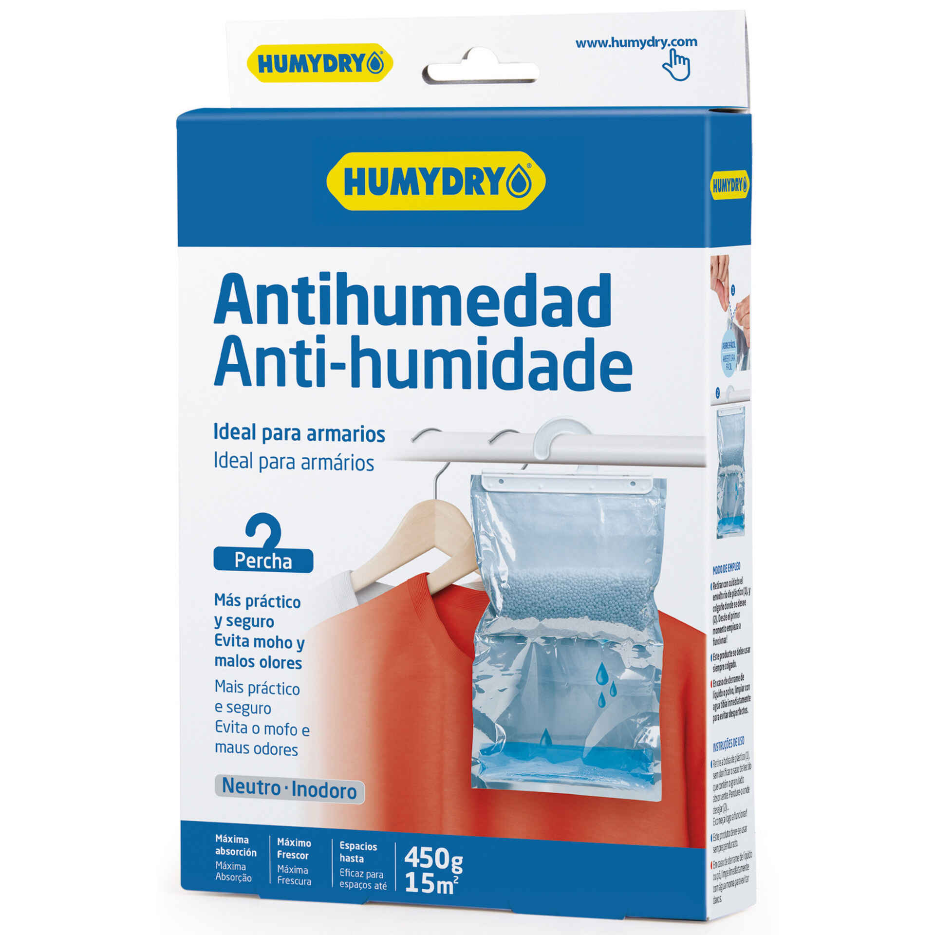 Deshumidificador Humydry Home & Style 450g