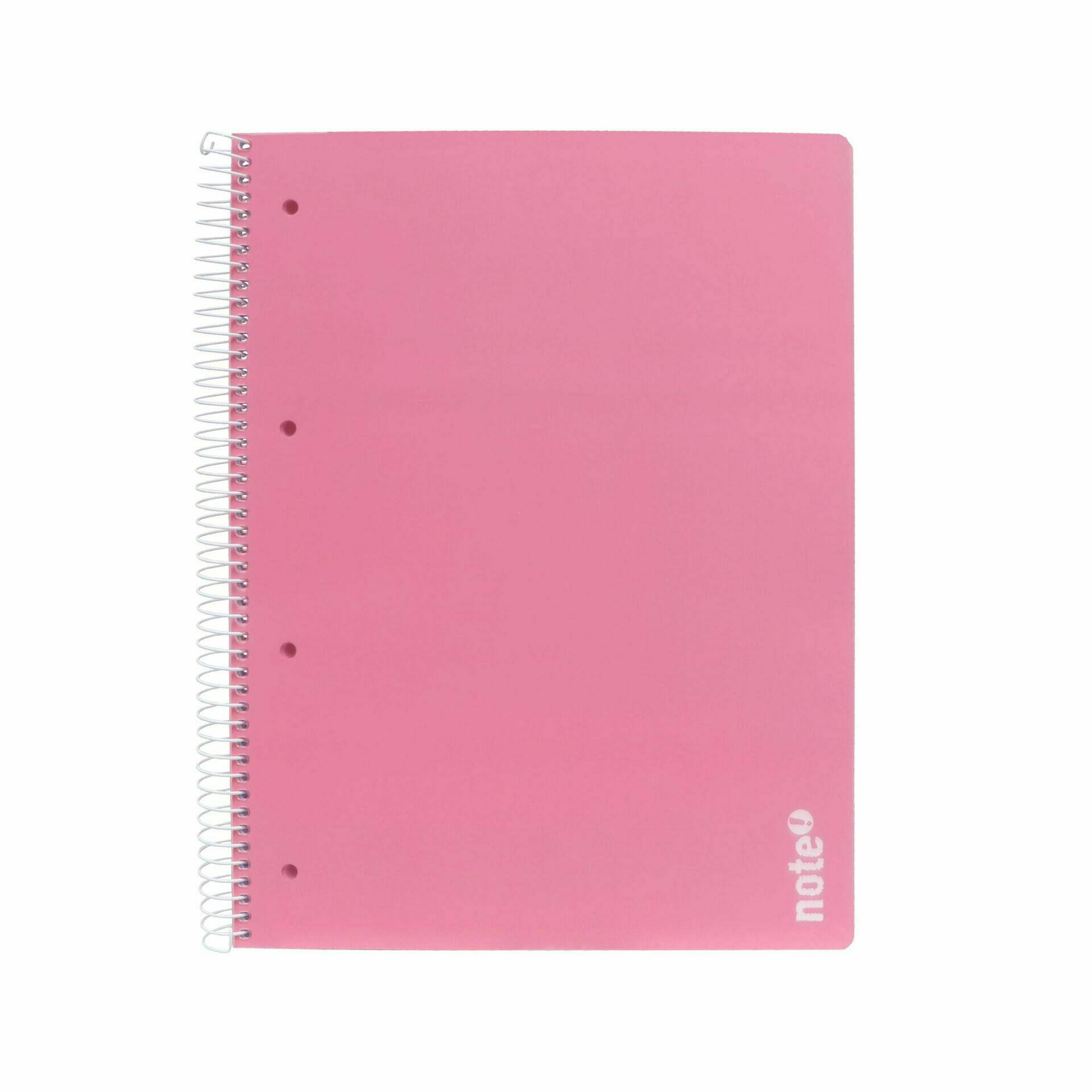 Caderno Espiral A4 Pautado Rosa Note 1 Un Continente Online 8027