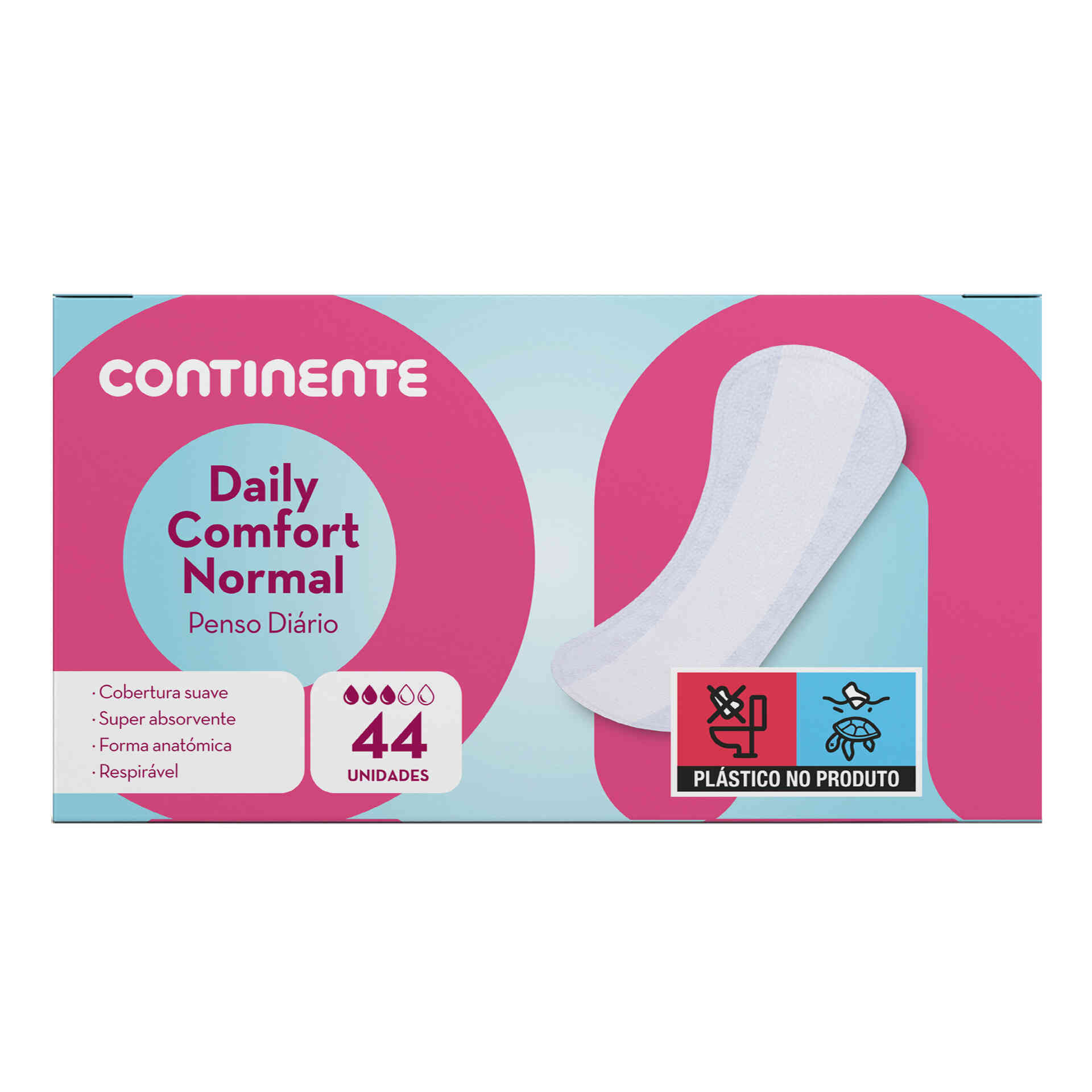 Pensos Diários Daily Comfort Ultra Fino - emb. 44 un - Continente