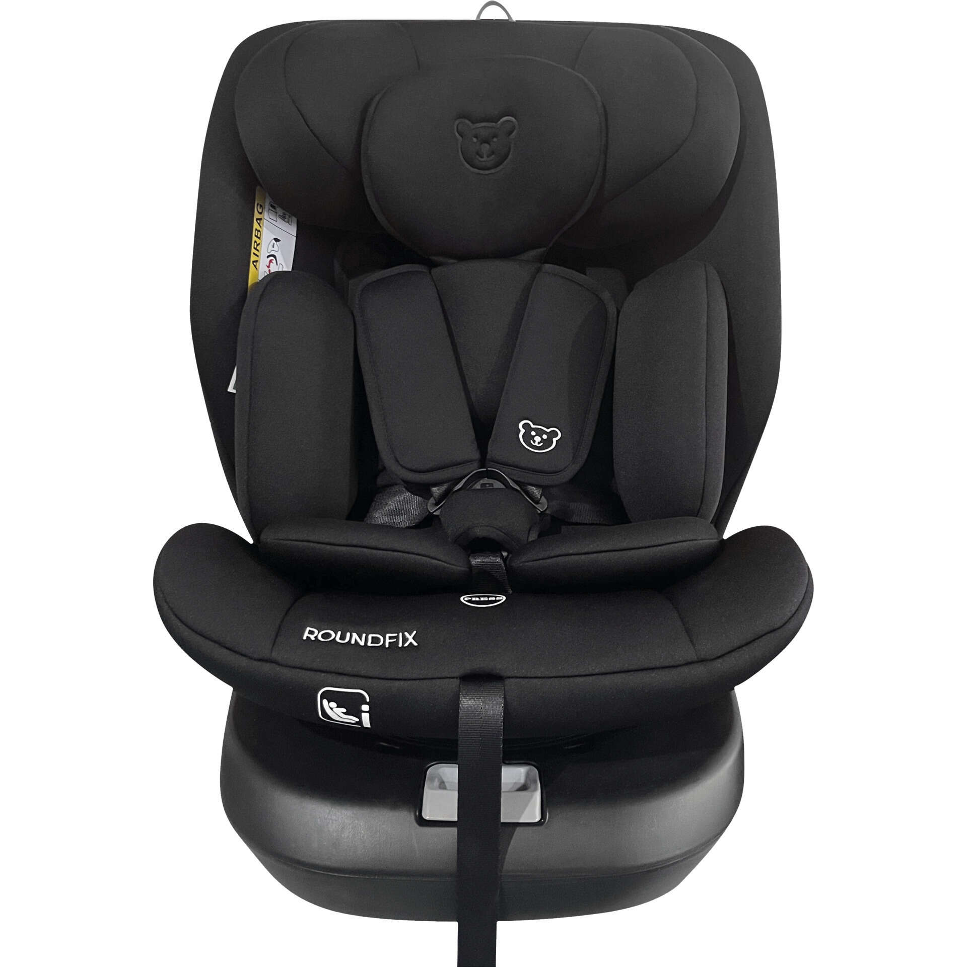 Cadeira Auto I Size Cm Isofix Rotativa Roundfix Cinza Un Happy Bear Continente Online