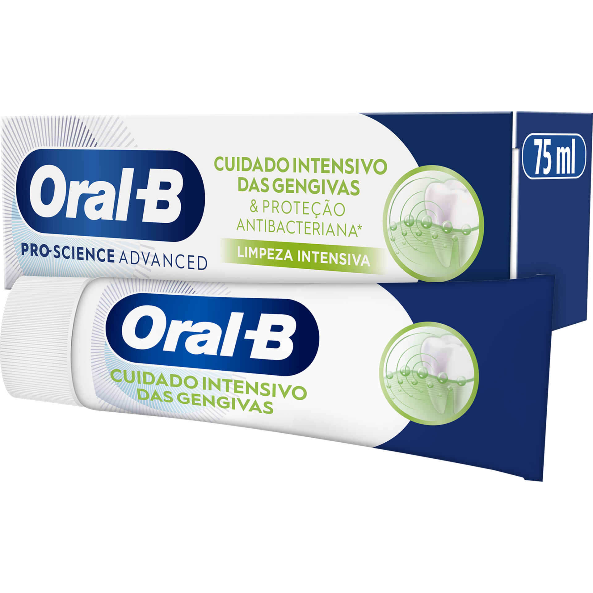 Pasta De Dentes Cuidado Intensivo Gengivas E Prote O Antibacteriana Oral B Emb Ml