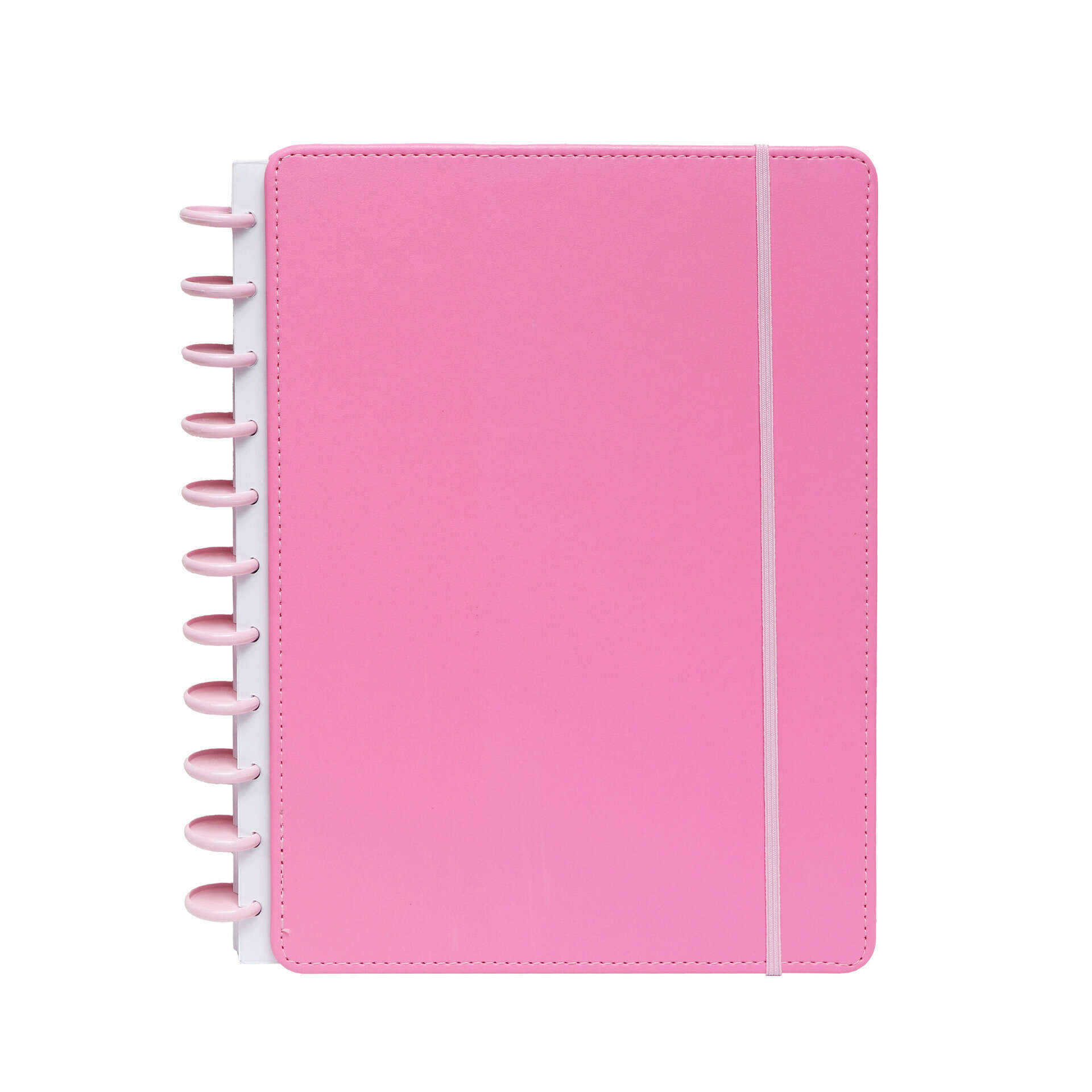 Caderno Smart Com Elástico Espiral A4 Pautado Rosa Talia 1 Un Continente Online 3451