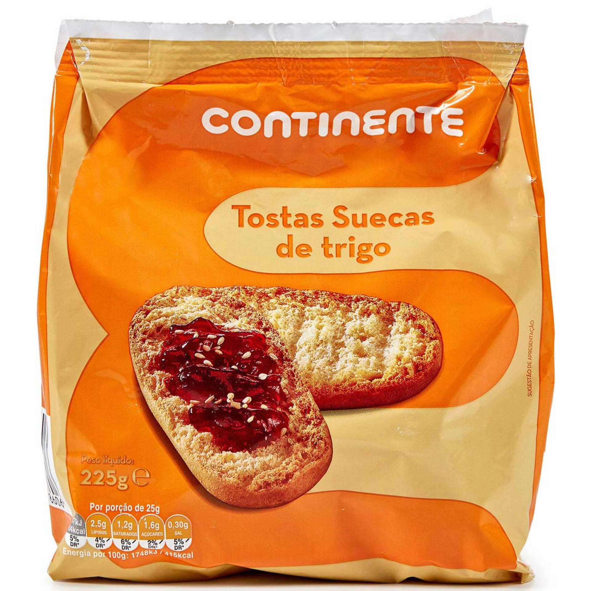 Tostas de Trigo Suecas Continente - emb. 225 gr | Continente Online