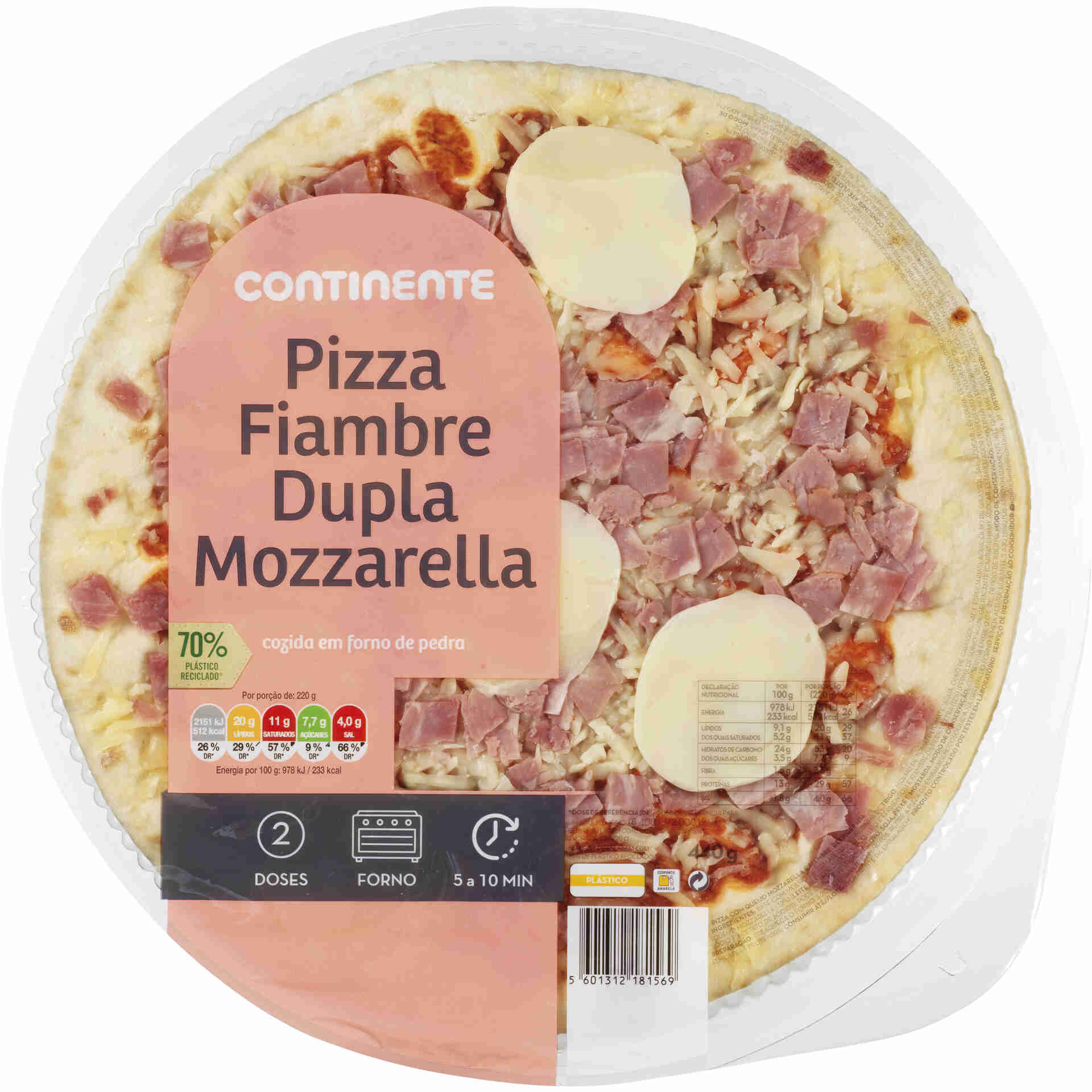 Pizza Fresca Fiambre e Queijo - emb. 360 gr - Campofrio