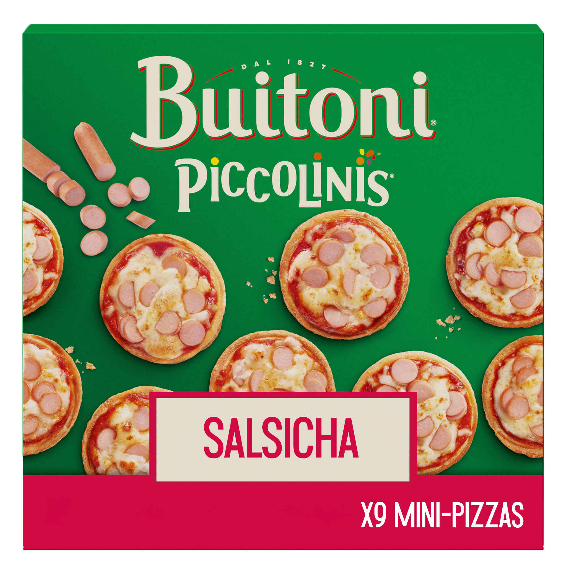 Mini Pizzas de Salsicha Buitoni Piccolinis - emb. 270 gr (9 un) |  Continente Online