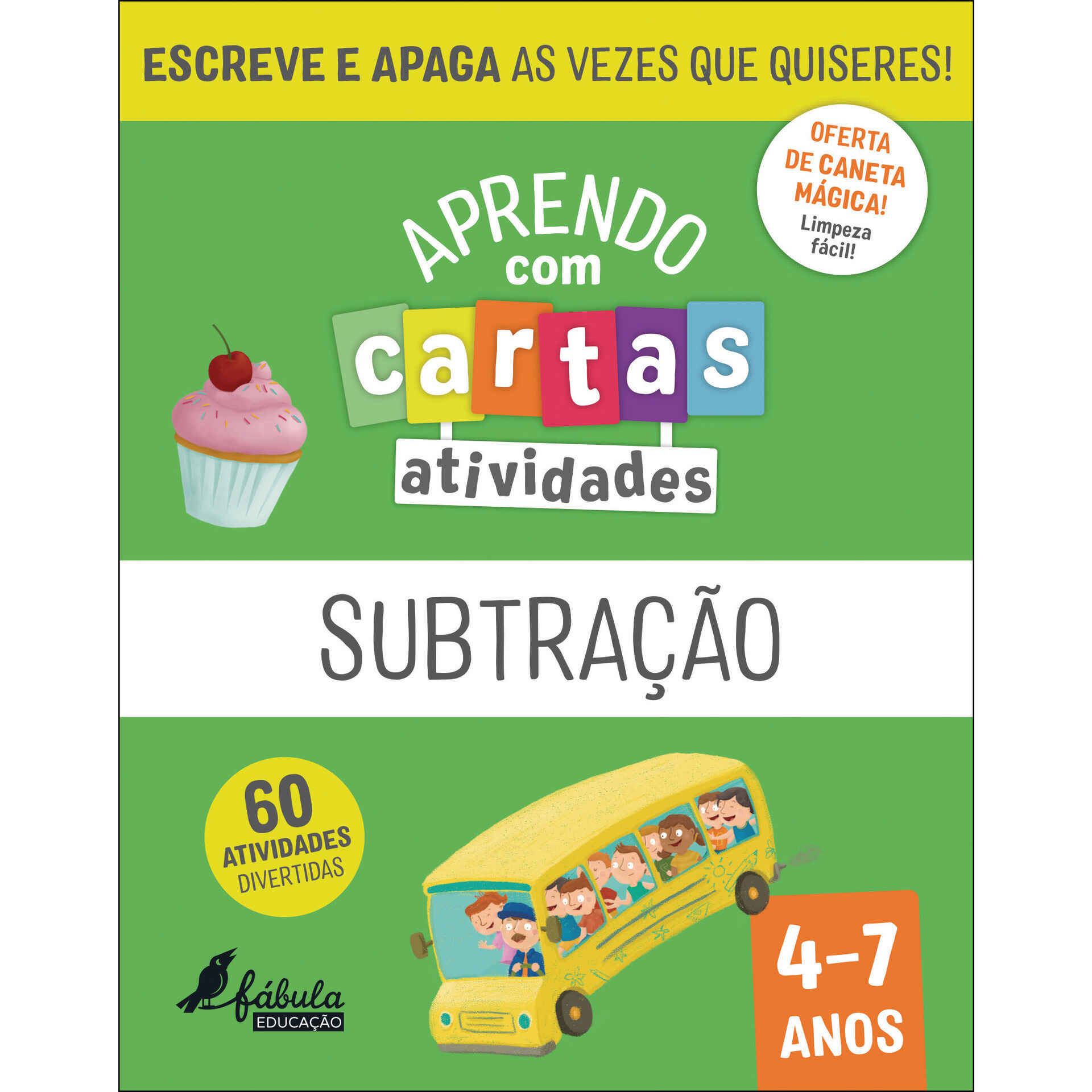 Aprendo com Cartas: Subtração + 5 Anos - Oficina Didáctica