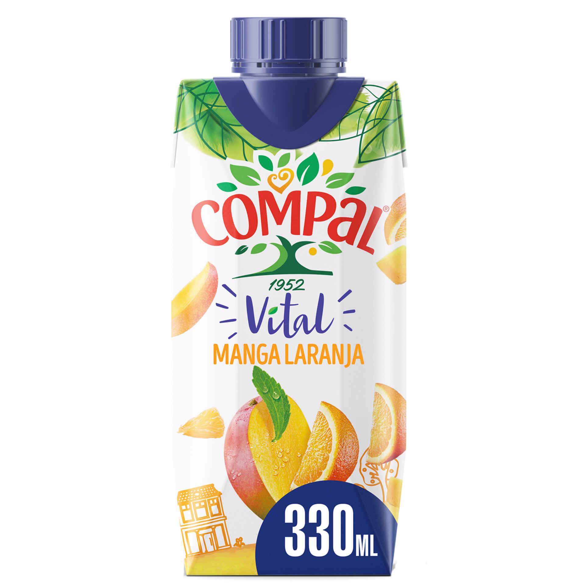 Néctar Manga E Laranja Com Stevia Emb 33 Cl Compal Vital Equilíbrio